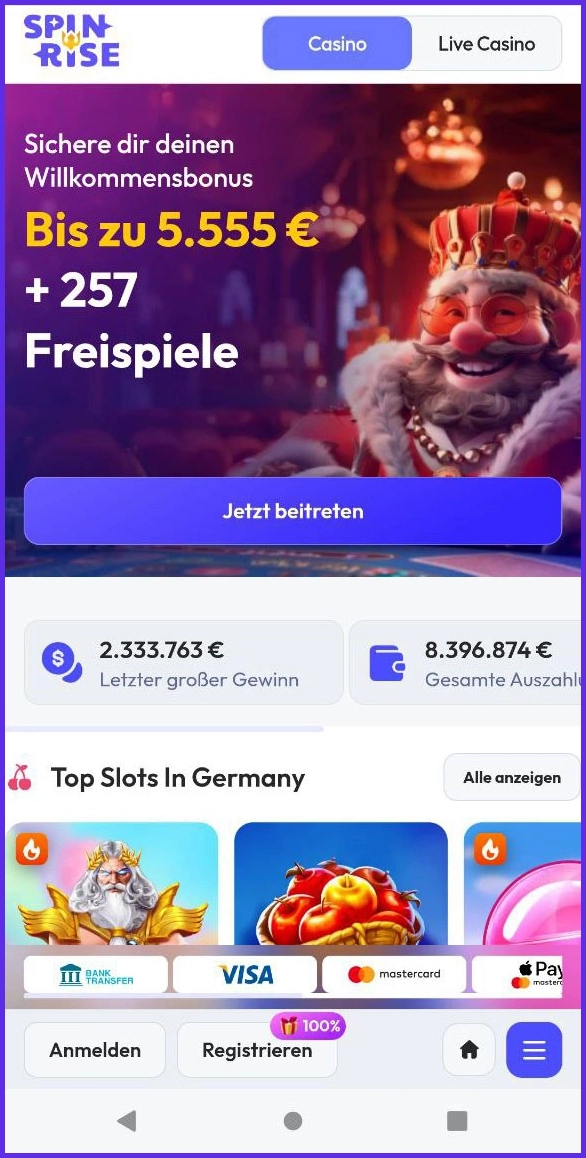 Exklusive Vorteile im VIP-Bereich des Spinrise Casino genießen